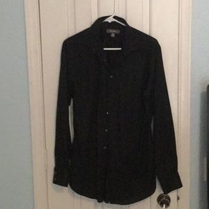 Men’s black button down shirt